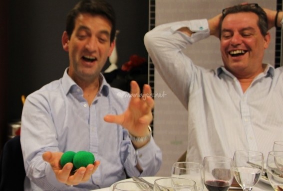 Hervé Troccaz, magicien en Isère lors d'un repas d'entreprise à Grenoble