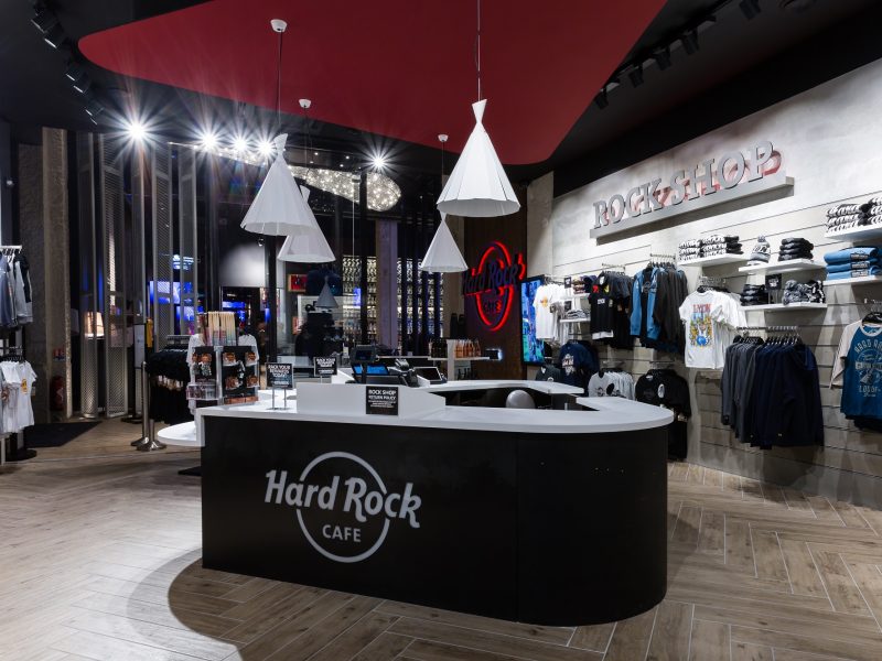 Hard Rock Café à Lyon : boutique