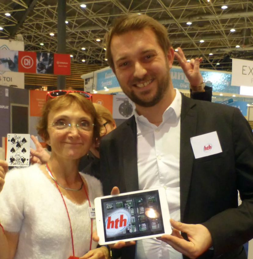 Hervé Troccaz, magicien digital à Lyon au Salon de la piscine à Eurexpo