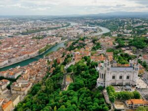 Lyon, vue sur Fourvière 
