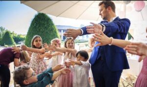 Hervé Troccaz, magicien close-up à Lyon lors d'un mariage