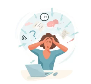 Surcharge informationnelle et perte d’attention en entreprise lors d’une réunion stratégique