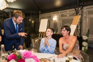 Mentaliste à Lyon Hervé Troccaz lors d'un anniversaire à la Maison d'Anthouard à Ecully