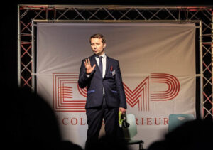 Hervé Troccaz, maitre de cérémonie à Genève lors d'une soirée d'entreprise