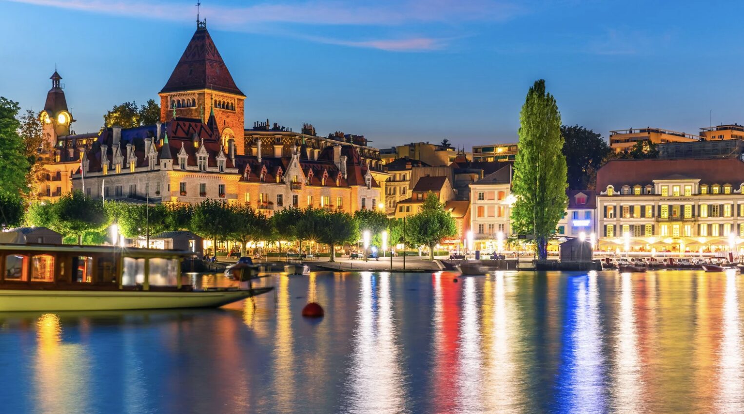 Lausanne la nuit