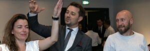 Hervé Troccaz, mentaliste à Genève lors d'une prestation de soirée d'entreprise à Genève