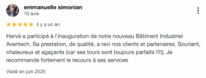 Avis Google sur le magicien lyonnais Hervé Troccaz